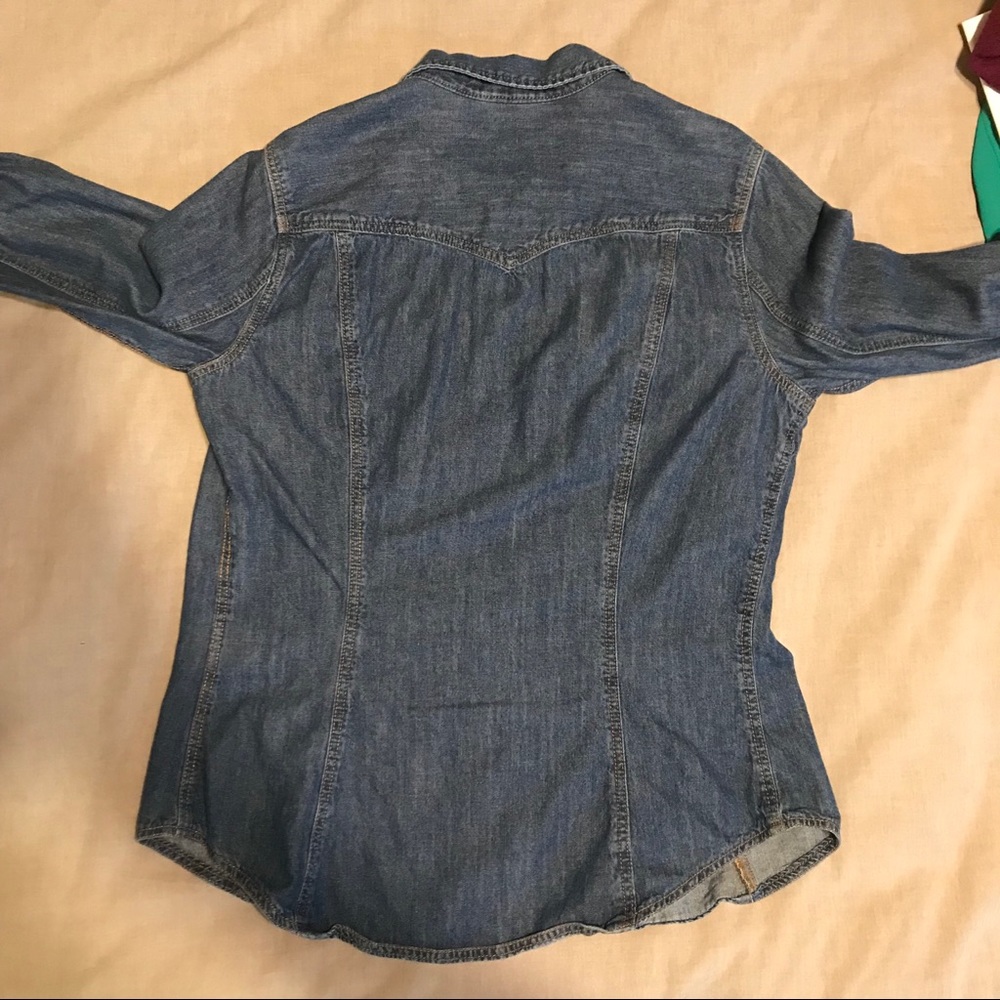 Jean button up - Picture 2 of 3